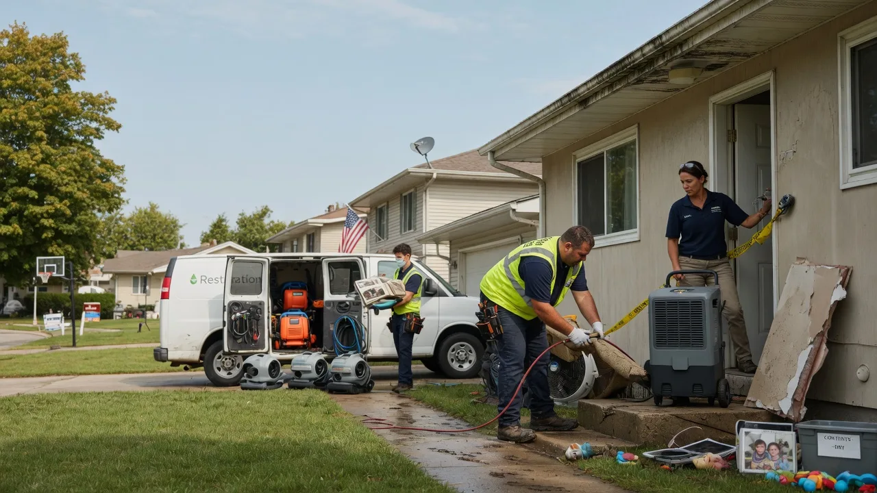 Water Damage Restoration in Center Point, IA near me